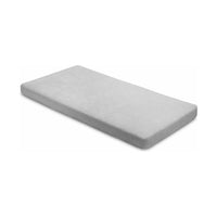 Light Gray Sensillo Cot Bed Sheet 140x70 cm - 2 Colours