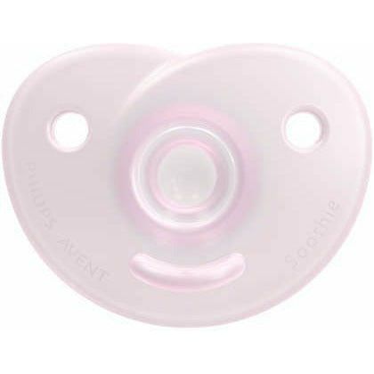 Light Gray Avent Soothie Soother Teether Girl 0-6m+