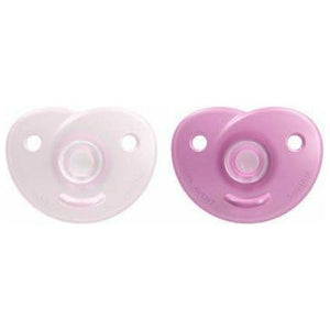 Misty Rose Avent Soothie Soother Teether Girl 0-6m+