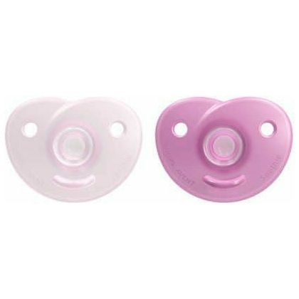 Misty Rose Avent Soothie Soother Teether Girl 0-6m+