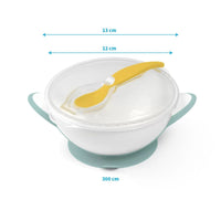 Lavender Babyono Bowl With A Suction And A Spoon - 4 Colours