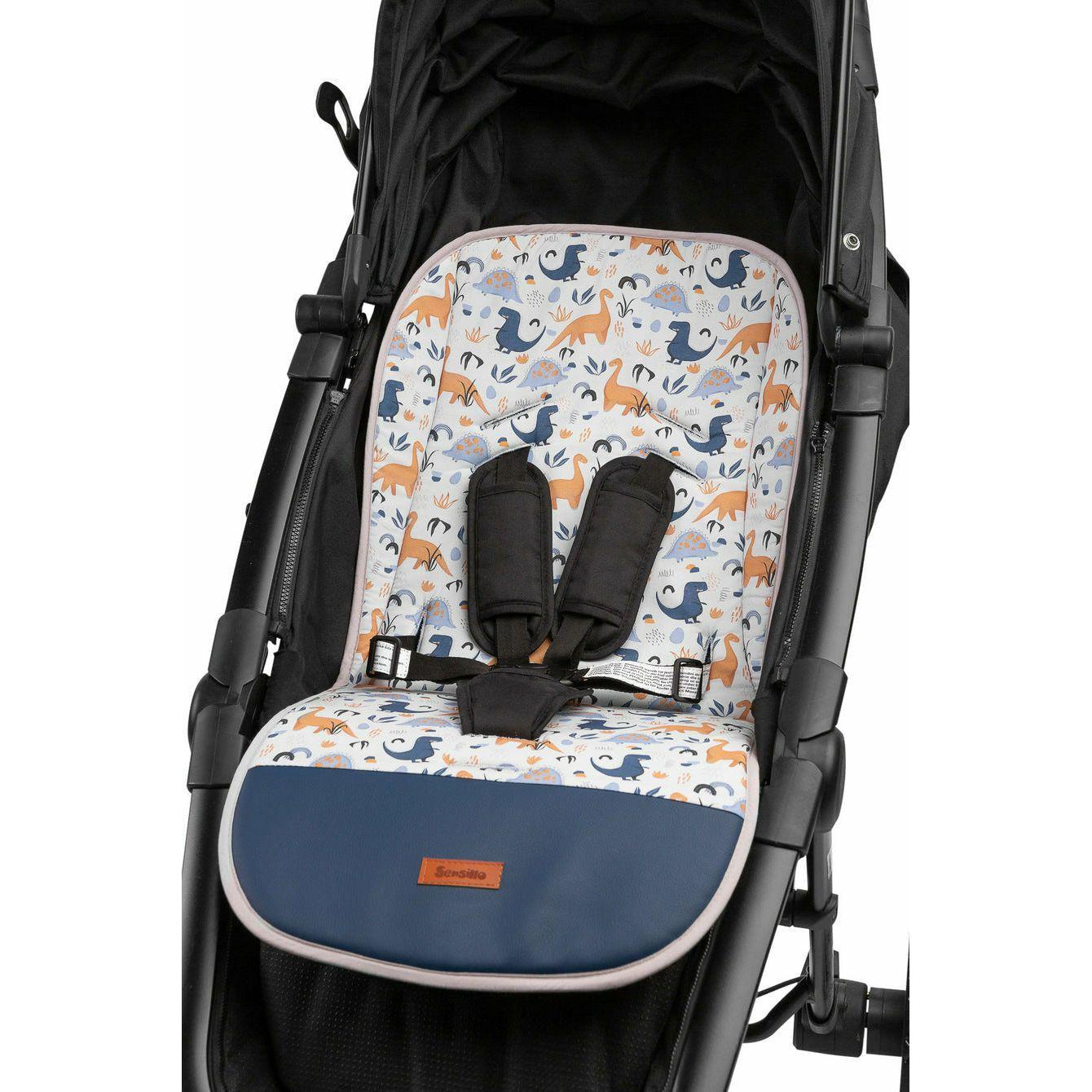 Light Gray Sensillo Velvet Stroller Liner - 8 Designs