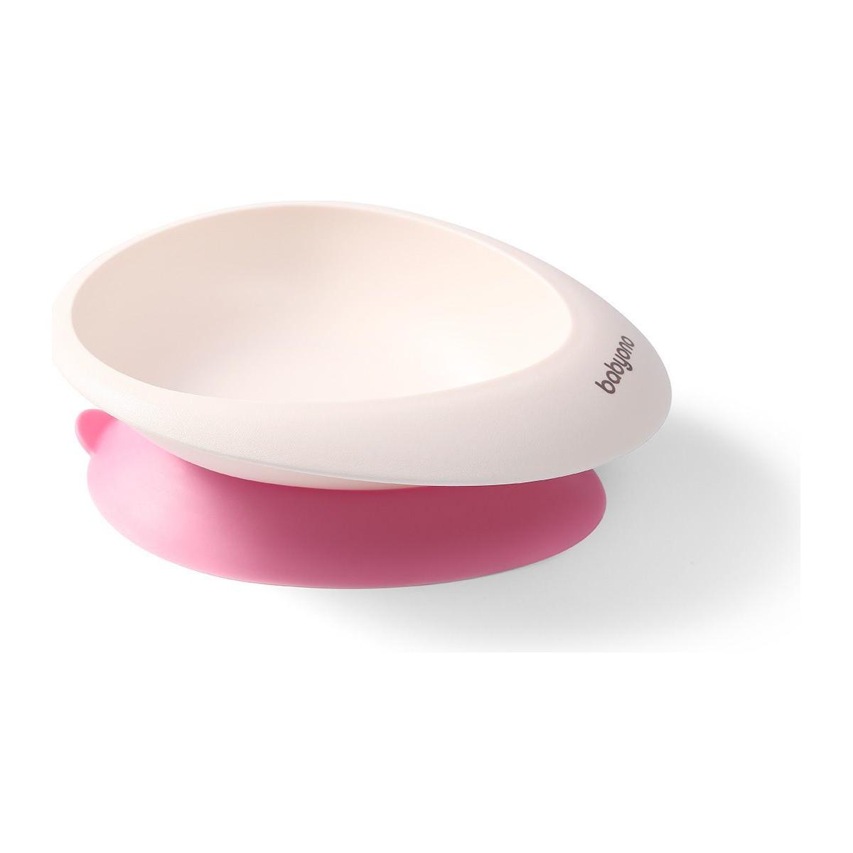 Babyono Suction Bowl With Spoon 6m+ - Pink