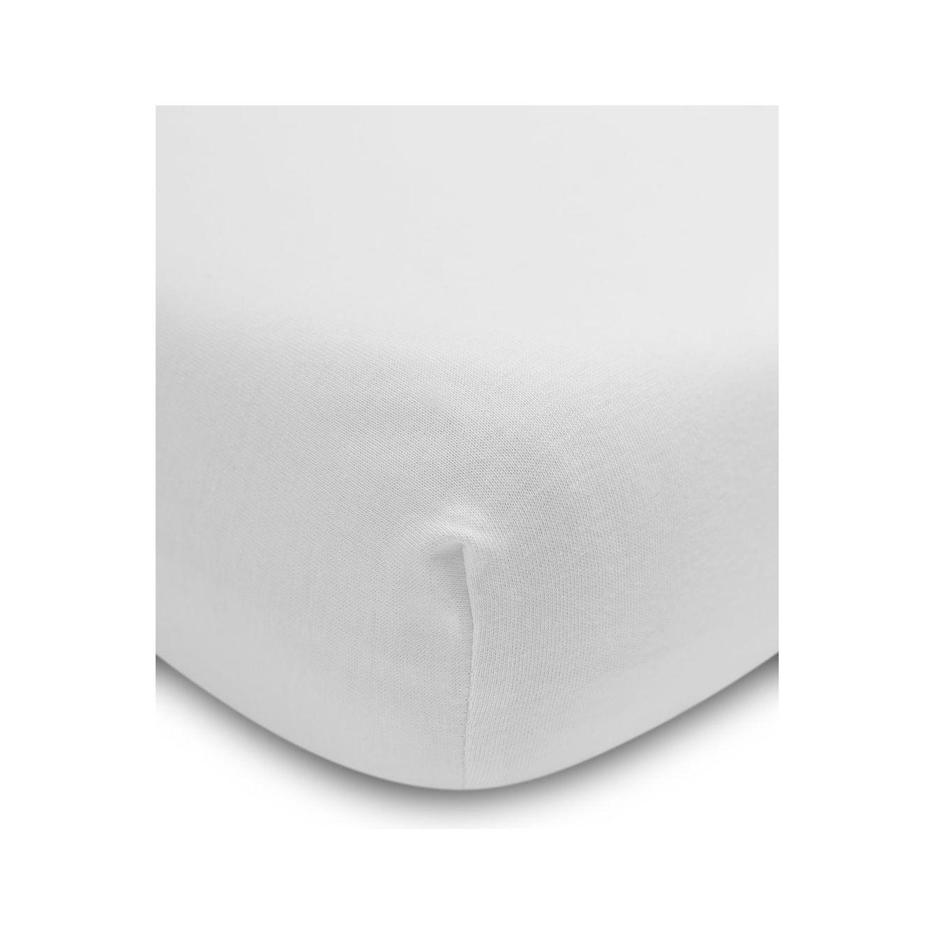 Sensillo Bamboo Cot Sheet 120x60 - White