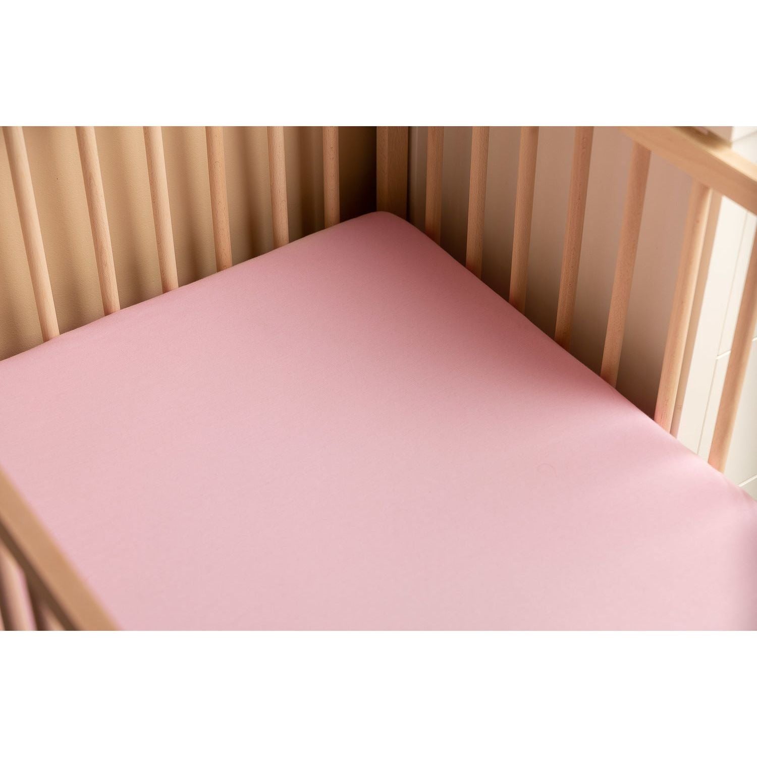 Sensillo Cot Bamboo Sheet 120x60 - Pink