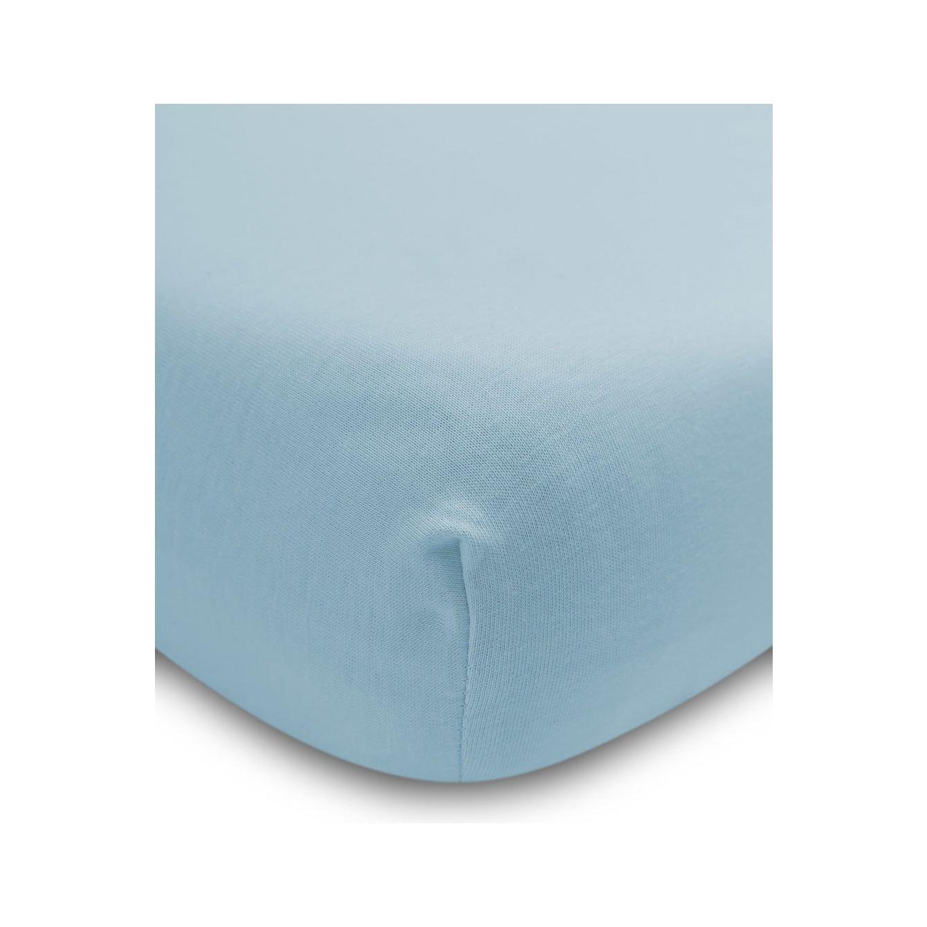 Sensillo Cot Bamboo Sheet 120x60 - Blue