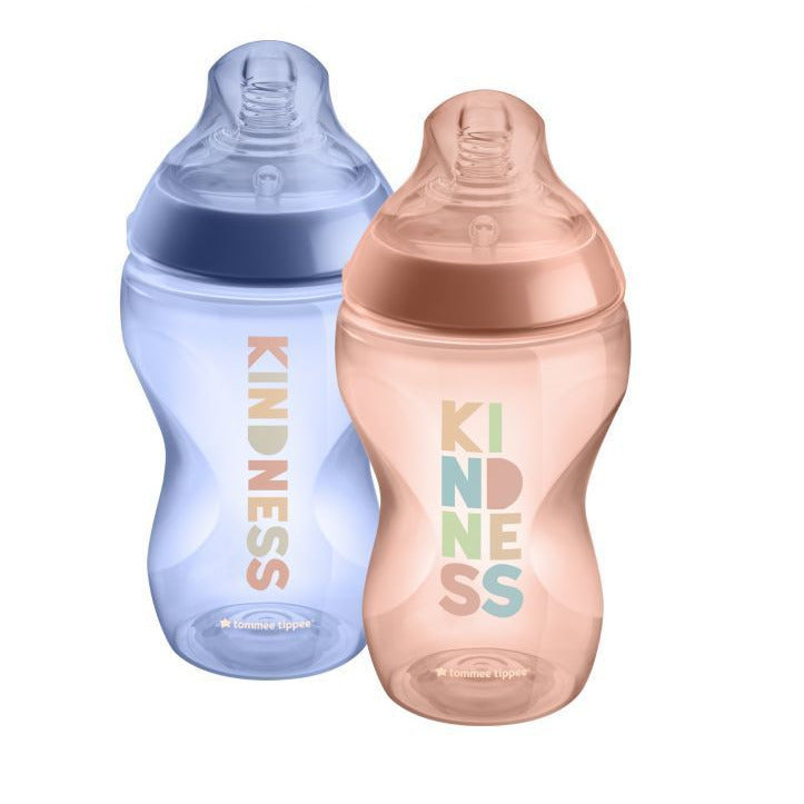 Tommee Tippee Closer to Nature Girl 3m+ Bottle Set 340ml 2 Pack