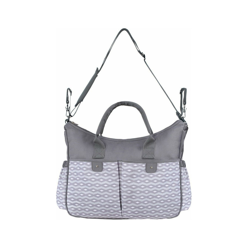 Slate Gray Babyono Smart Mums Bag SO CITY - 4 Colours