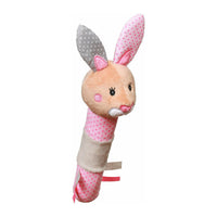Light Pink Babyono Bunny Julie Baby Squeaker