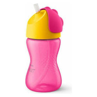 Hot Pink Philips Avent Straw Cup 300ml - 2 Colours