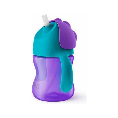 Medium Purple Philips Avent My Bendy Straw Cup 9 months+ - 2 Colours