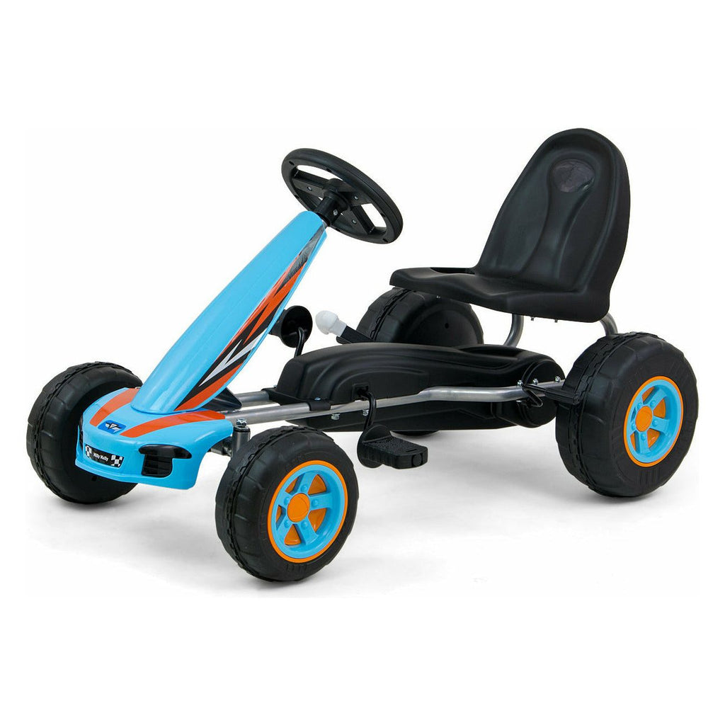 Light Gray Milly Mally Kids Racer Pedal Go-Kart - 4 Colours
