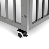 Gray Elijah Wooden Playpen - Available In 3 Colours