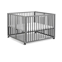 Dim Gray Elijah Wooden Playpen - Available In 3 Colours