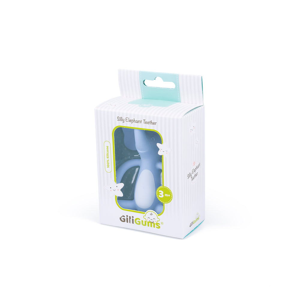 Lavender GiliGums Silly Elephant Teether - 2 Colours