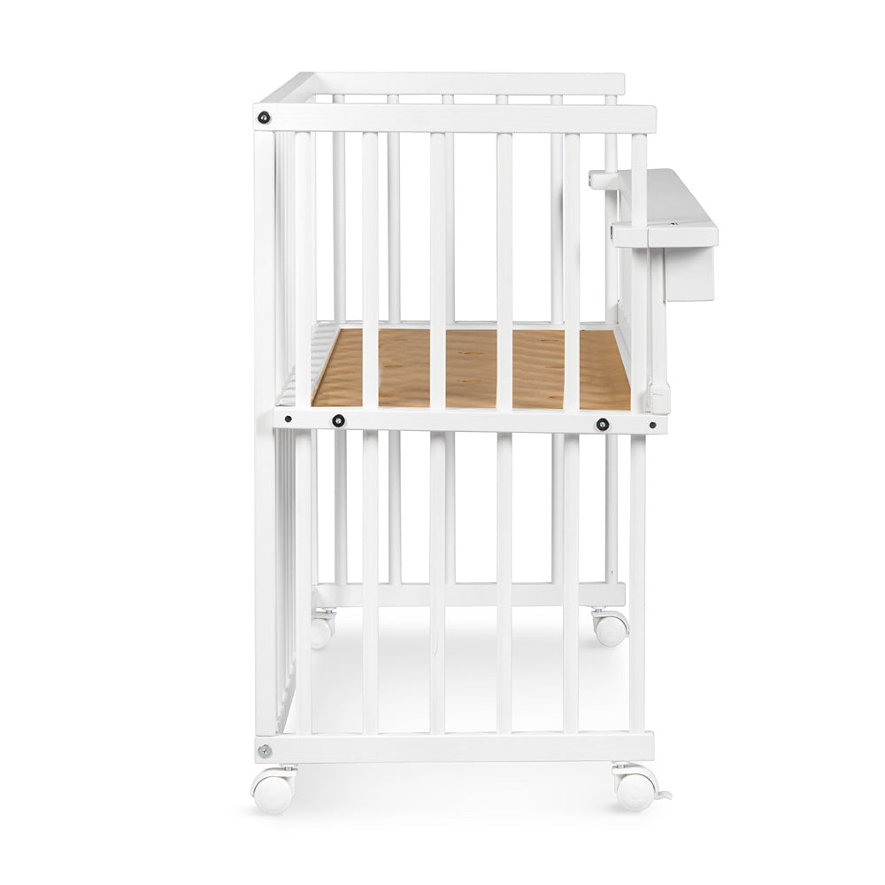 Lavender Wooden Co-Sleeping Crib - 3 Colours