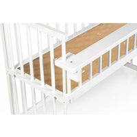Dark Khaki Wooden Co-Sleeping Crib - 3 Colours