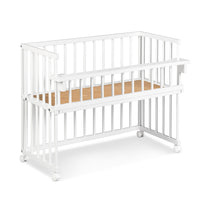 Lavender Wooden Co-Sleeping Crib - 3 Colours