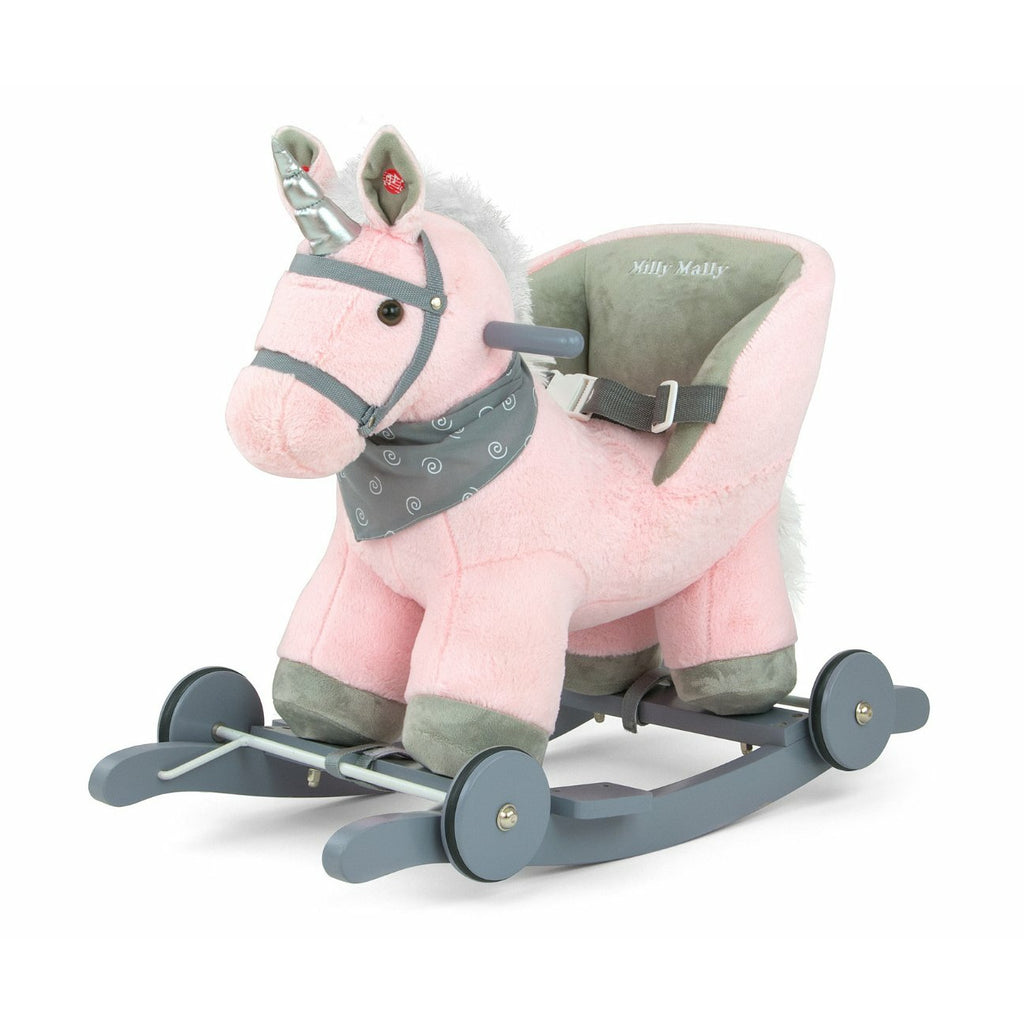Light Gray Milly Mally Polly Toddler Rocking Horse - 4 Designs