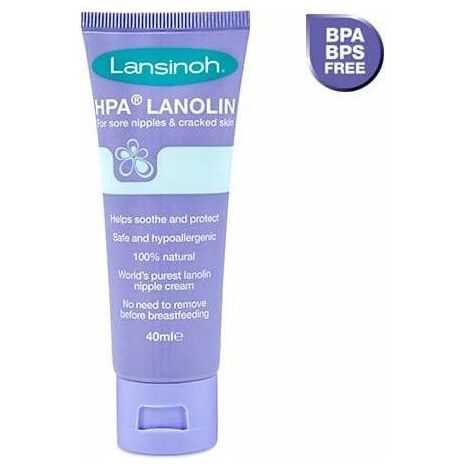 Medium Purple Lansinoh Lanolin Nipple Cream - 3 Sizes
