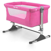 Pale Violet Red Milly Mally 2in1 Bedside Cot - 4 Colours