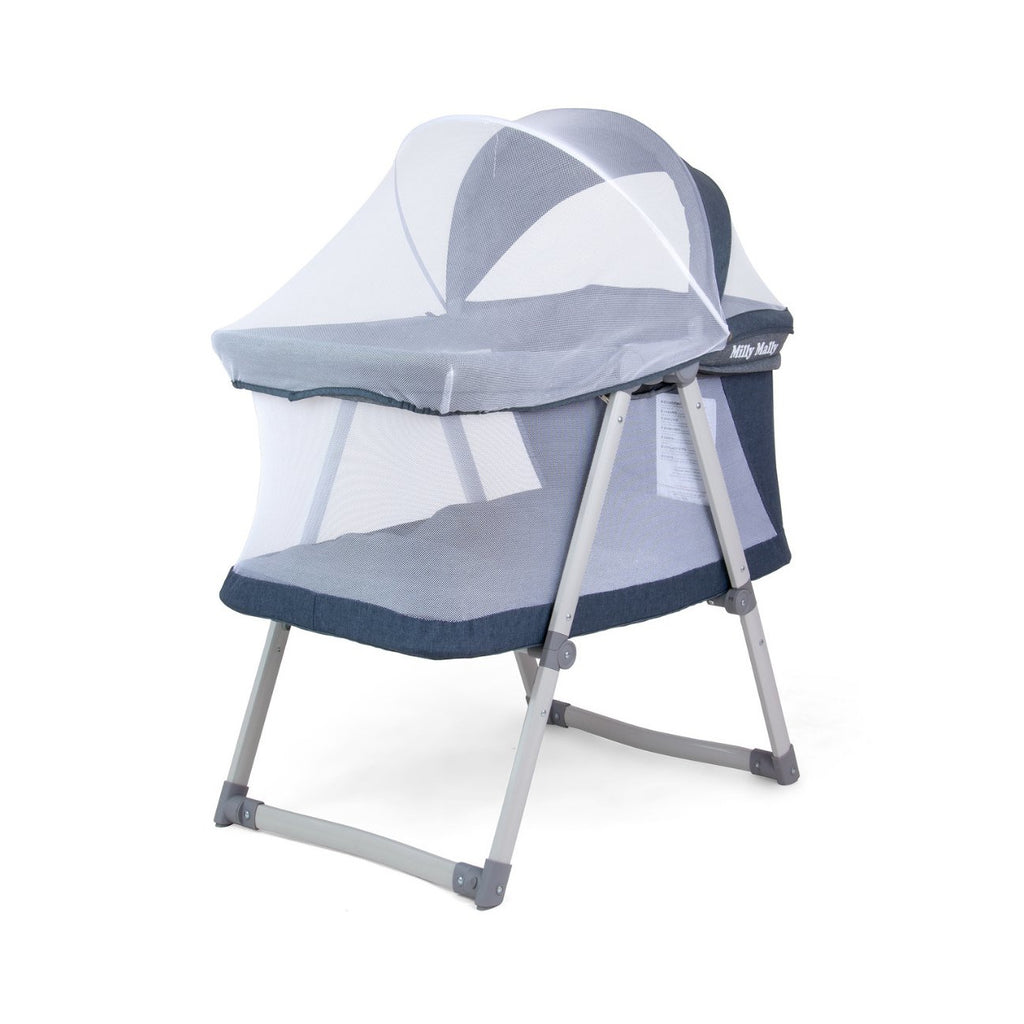 Light Gray Milly Mally 3in1 Crib Jane - 3 Colours