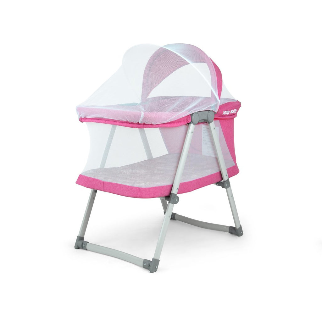 Light Gray Milly Mally 3in1 Crib Jane - 3 Colours