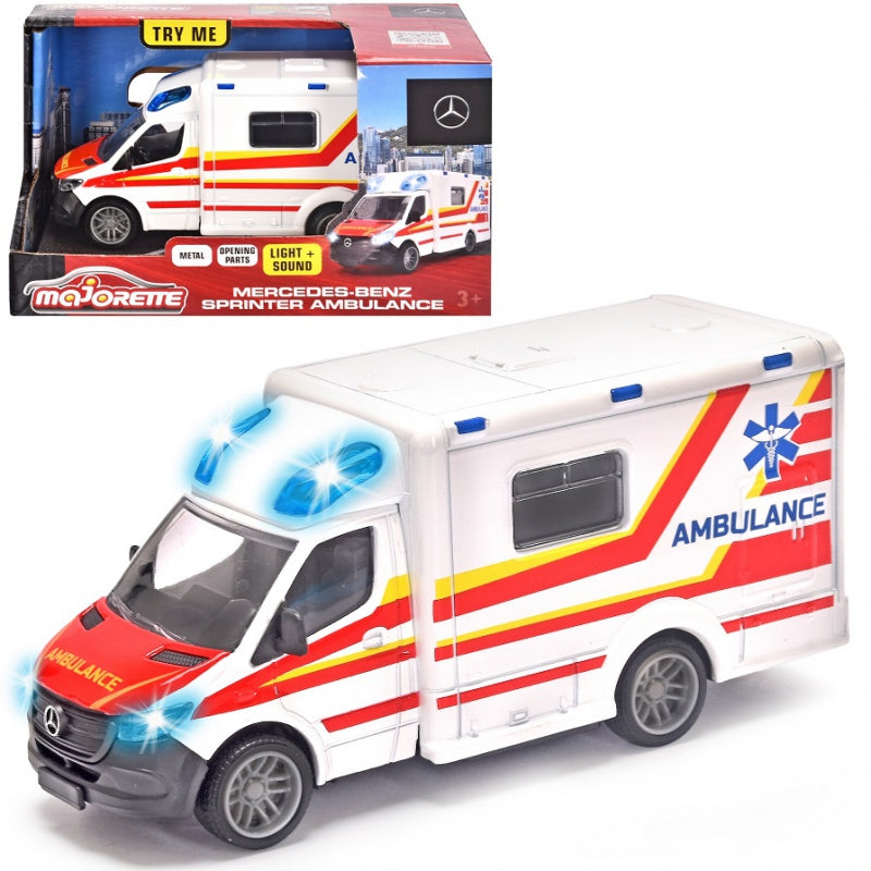 Majorette Grand Mercedes Ambulance Ambulance 12.5cm