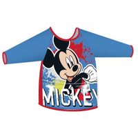 License Mickey Mouse Kids Protective Apron With Long Sleeves