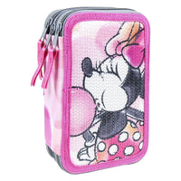 Cerda Minnie Mouse 3-Compartment Pencil Case