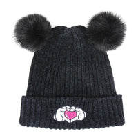 Cerda Minnie Mouse Black Winter Hat