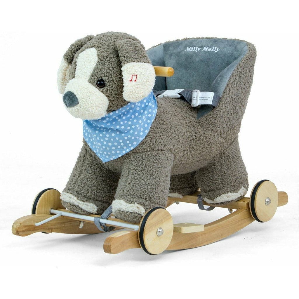 Slate Gray Milly Mally Polly Toddler Rocking Horse - 4 Designs