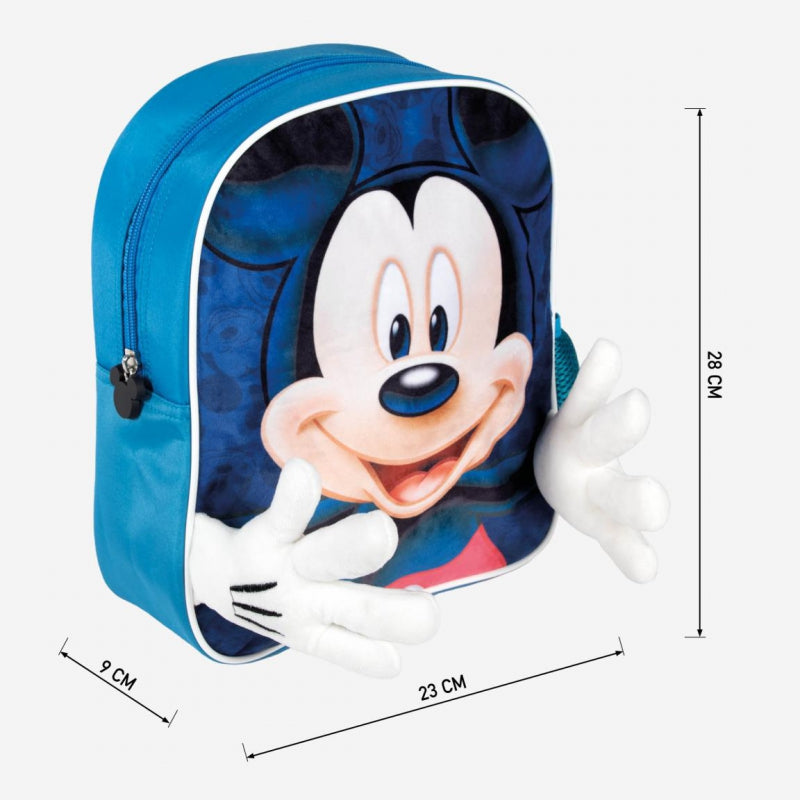 Cerda 3D Mickey Mouse Blue Toddler Backpack