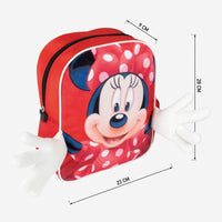 Cerda 3D Minnie Mouse Red Preschool Backpack