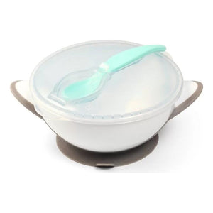 Lavender Babyono Bowl With A Suction And A Spoon - 4 Colours