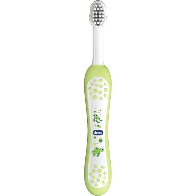 Light Gray Chicco Training Toothbrush 6m+ - 3 Colours