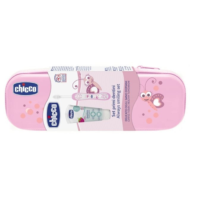Thistle Chicco Oral Care Set 12m+ - 3 Colours