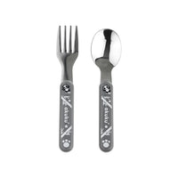 Dim Gray AKUKU Fork & Spoon Cutlery Set - 2 Colours