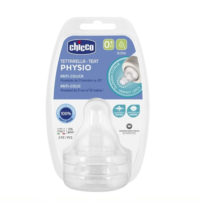 Chicco Perfect5 Physio Teat 2 pcs - 4 Sizes