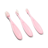 Misty Rose Babyono Teething Toothbrushes Set - 2 Colours