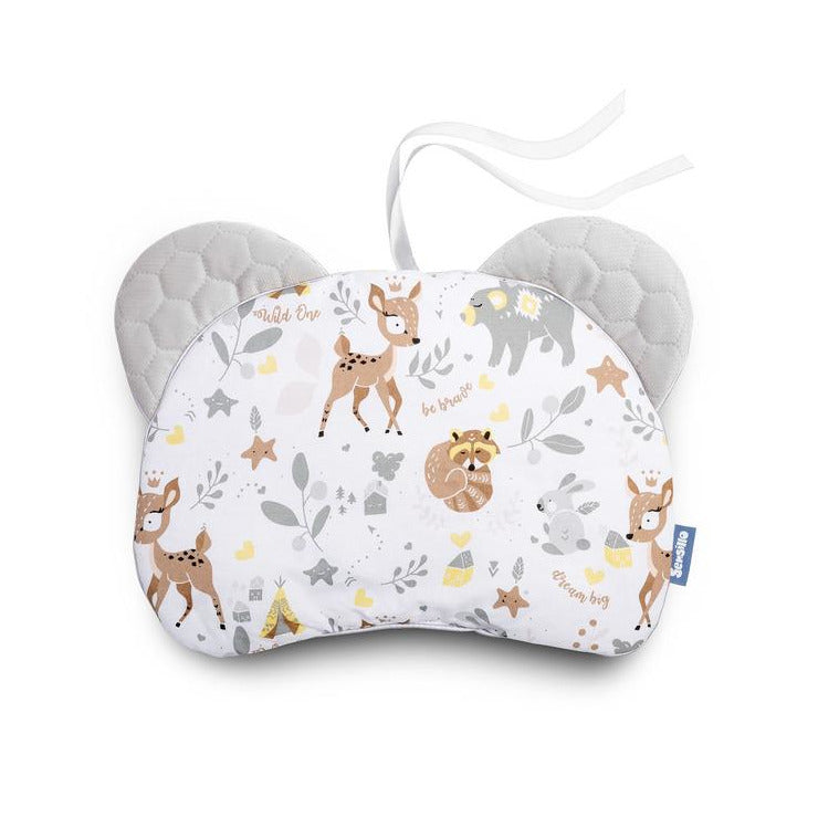 Light Gray Sensillo Velvet Baby Pillow - 5 Designs