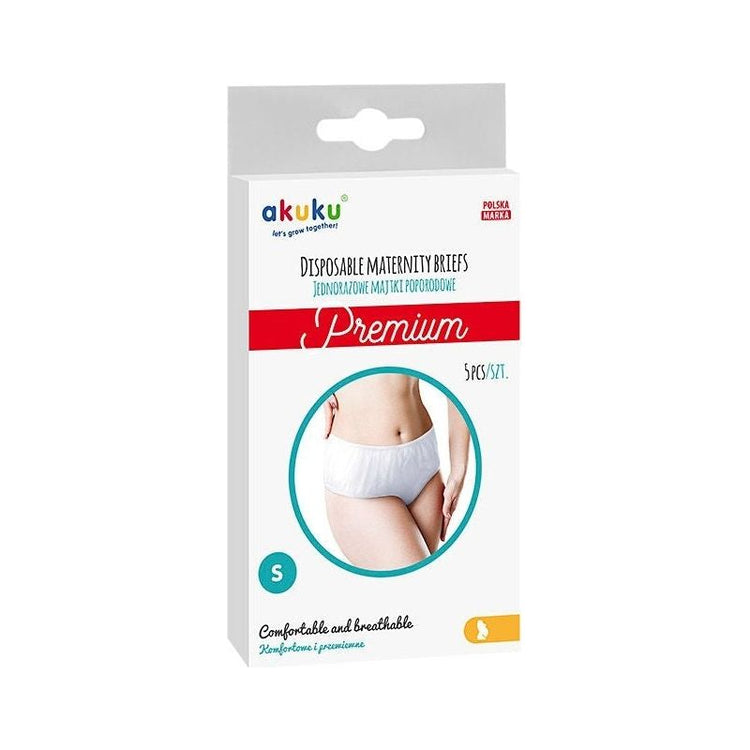 Lavender Akuku Disposable Postpartum Briefs 5 Pcs - 4 Sizes