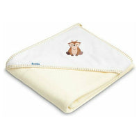 Beige Sensillo Hooded Bath Towel 100x100 - 5 Animal Designs