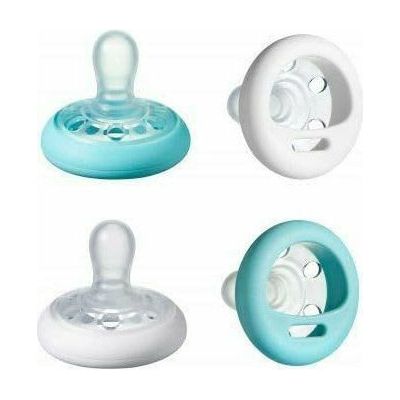 Light Gray Tommee Tippee Breast Like Soother - 2 Sizes