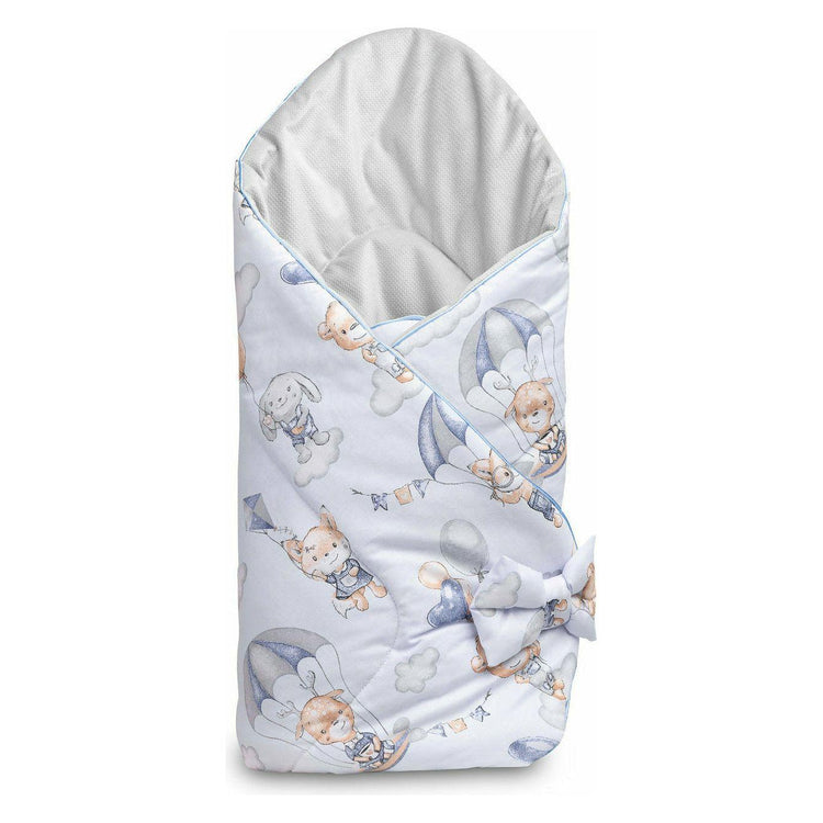 Light Gray Sensillo Velvet Baby Swaddle - 9 Designs