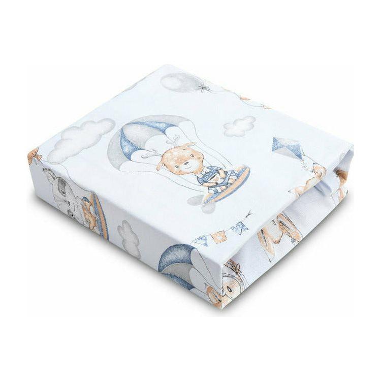 Lavender Sensillo Printed Cot Sheet 120x60 cm - 7 Designs