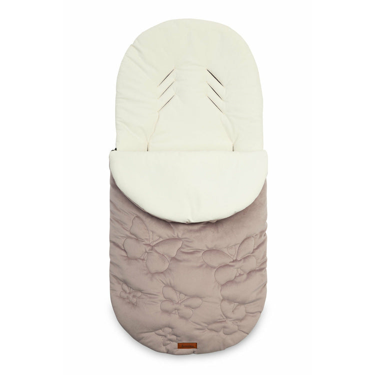 Light Gray Sensillo Riviera Velvet Footmuff - 4 Designs