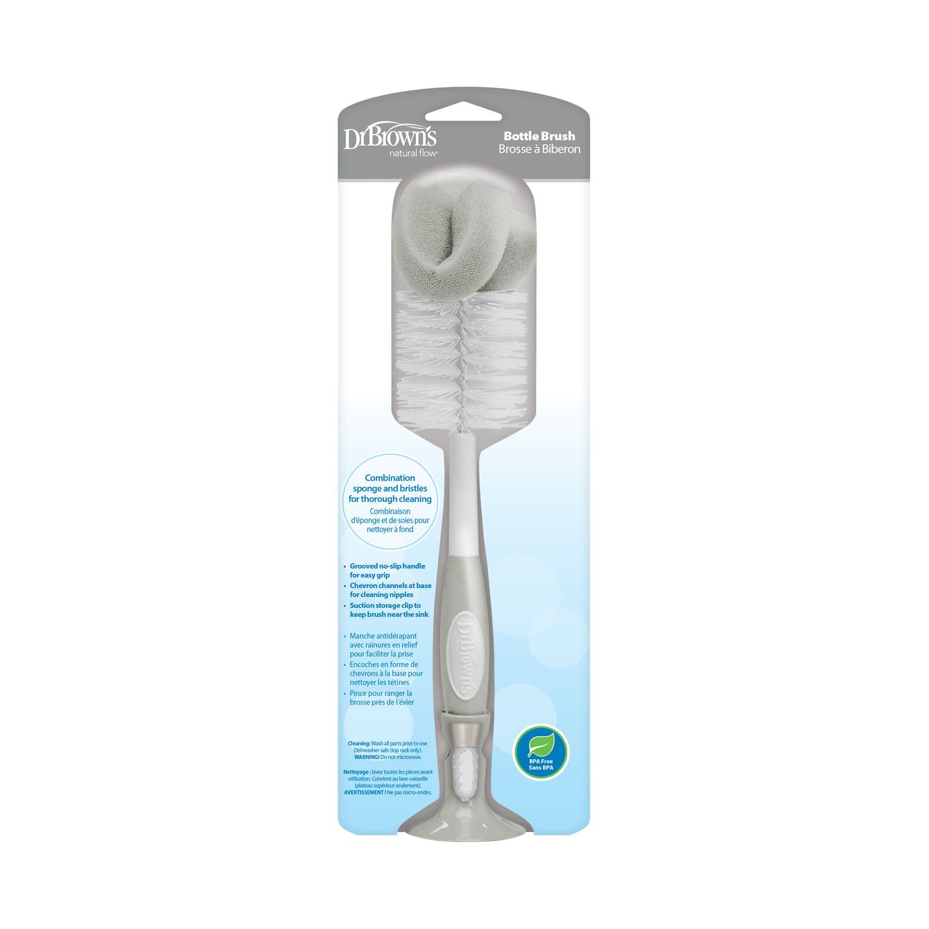 Brosse de nettoyage pour bouteilles Dr. Brown's