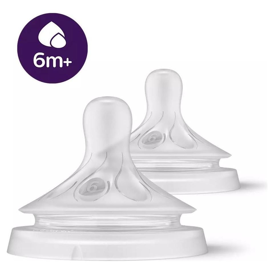 Philips Avent Natural Response Teat 2 pcs - 3.0 6m+ Flow 6