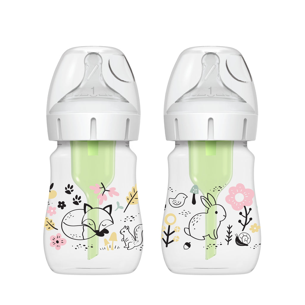 Dr. Brown's Wide-Neck Anti-Colic Bottle Options+ 150ml 2-Pack - 2 Versions